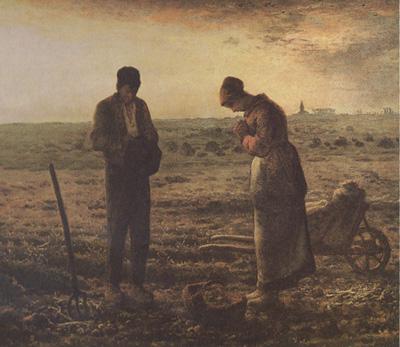 Jean Francois Millet The Angelus (Evening Prayer) (mk22) France oil painting art